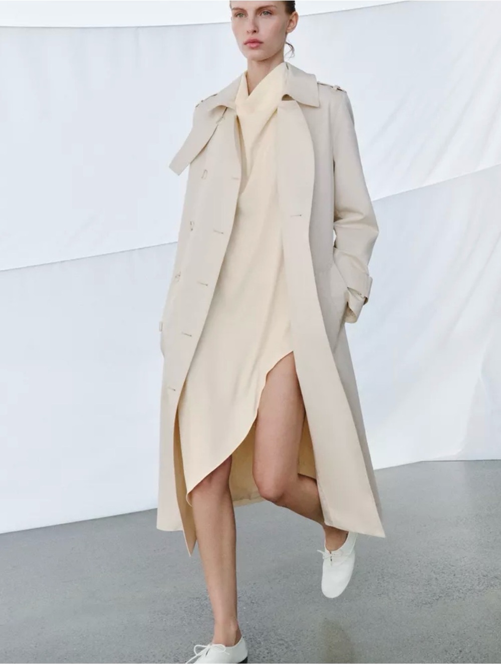 Zara BeltedTrench Coat